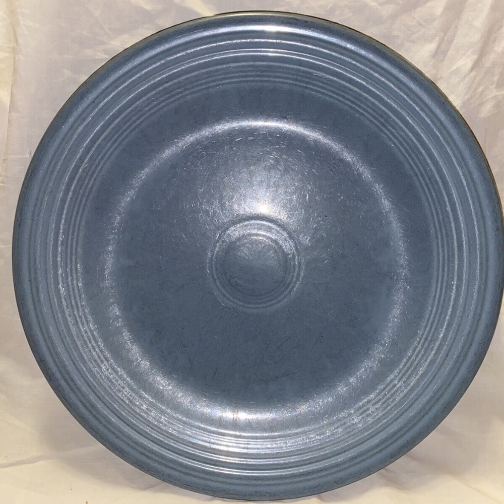 Homer Laughlin Fiesta dinner plate Blue China Co. LLD 10.5"